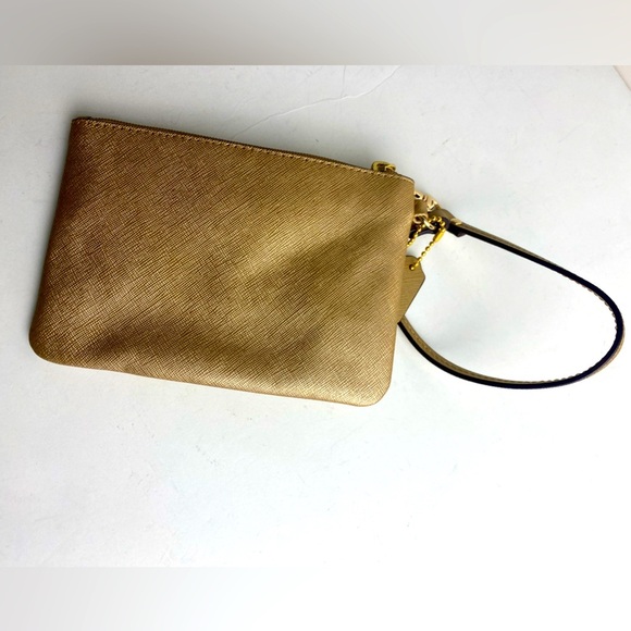 Coach Golden Bow Darcy Wristlet - Picture 4 of 7